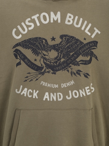zaļš Jack & Jones Plus Sportisks džemperis 'FONNE'