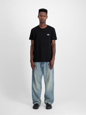 T-Shirt ALPHA INDUSTRIES en noir