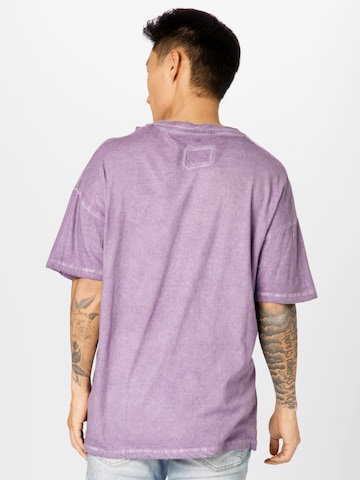 T-Shirt 'Arne acid' tigha en violet