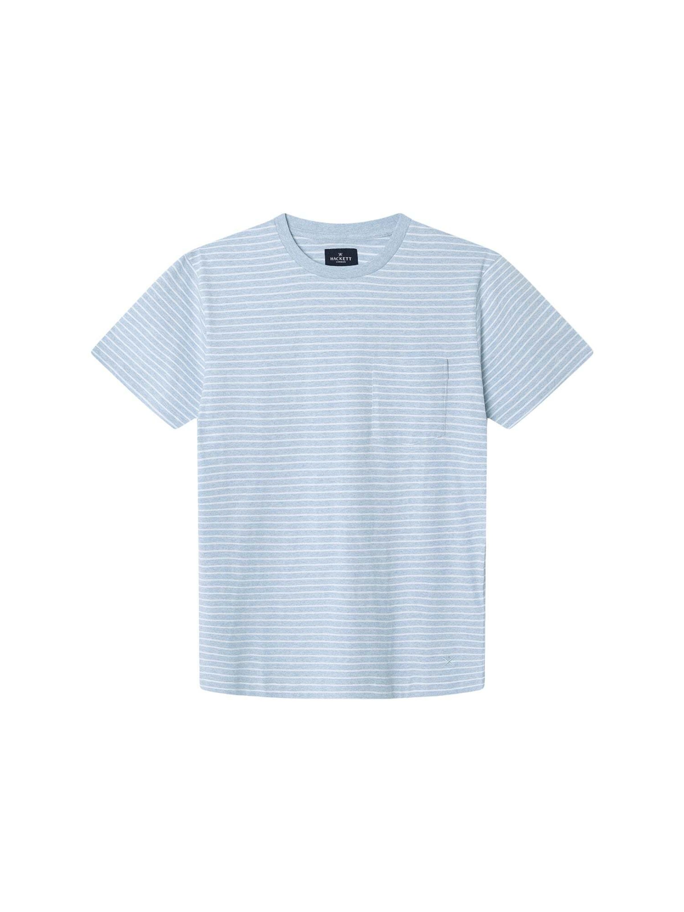 T-Shirt Hackett London en bleu : devant