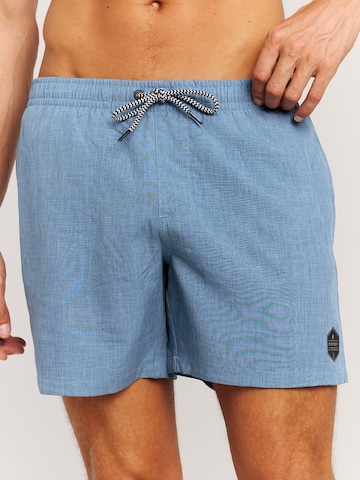 PROTEST Zwemshorts 'Davey' in Blauw