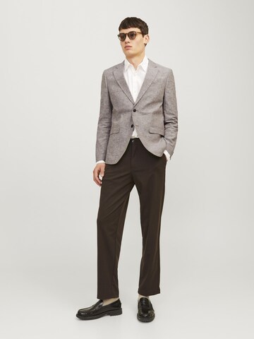Slim fit Giacca da completo 'RIVIERA' di JACK & JONES in marrone