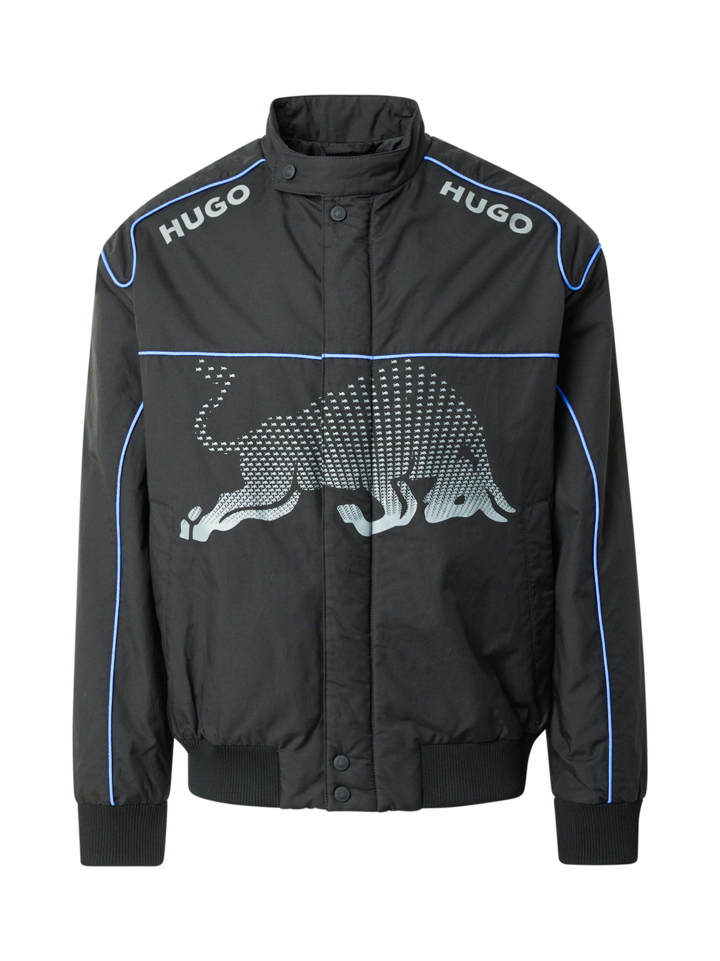 Veste mi-saison 'BAX' HUGO en noir : devant