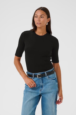 Kaffe Blouse ' ' in Zwart: voorkant