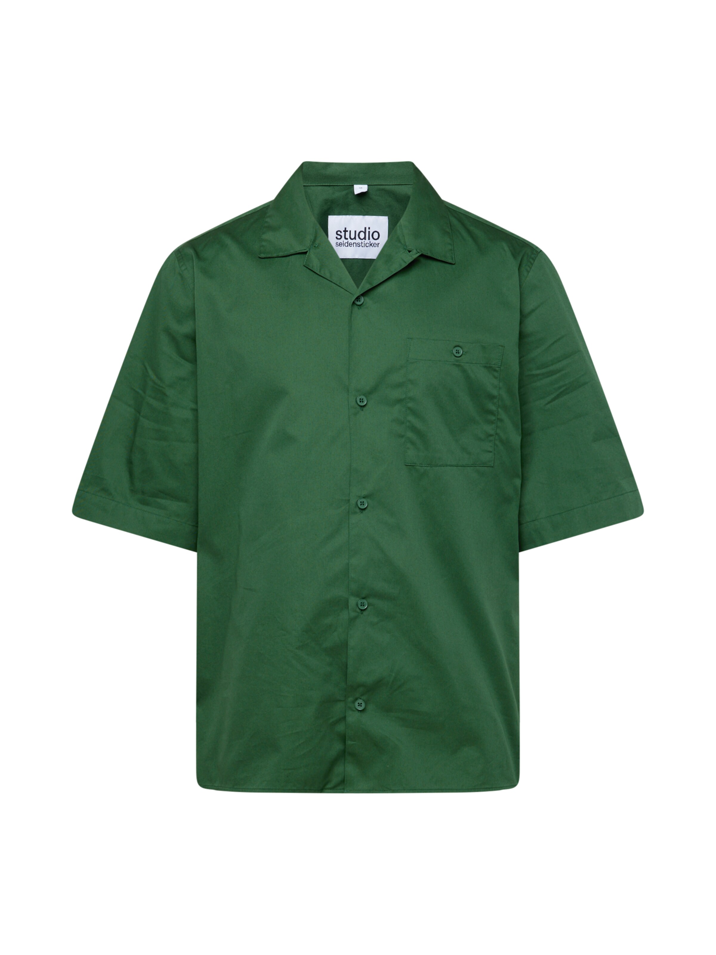 Studio Seidensticker Button Up Shirt 'Studio' in Green: front