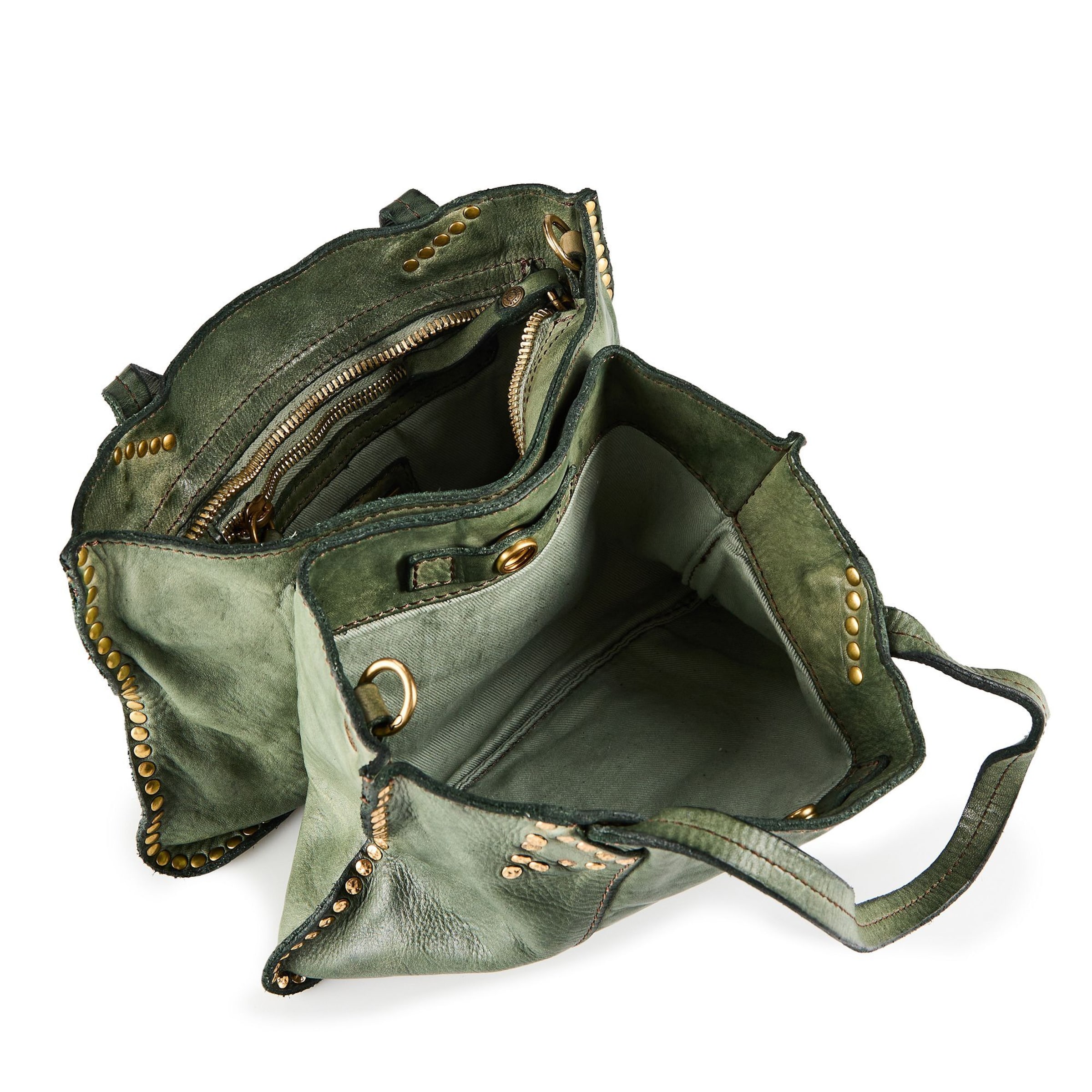 Sac bandoulière 'Cora' Campomaggi en vert