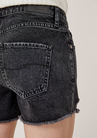 QS Slimfit Jeans in Zwart