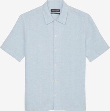 Marc O'Polo Button Up Shirt in Blue: front