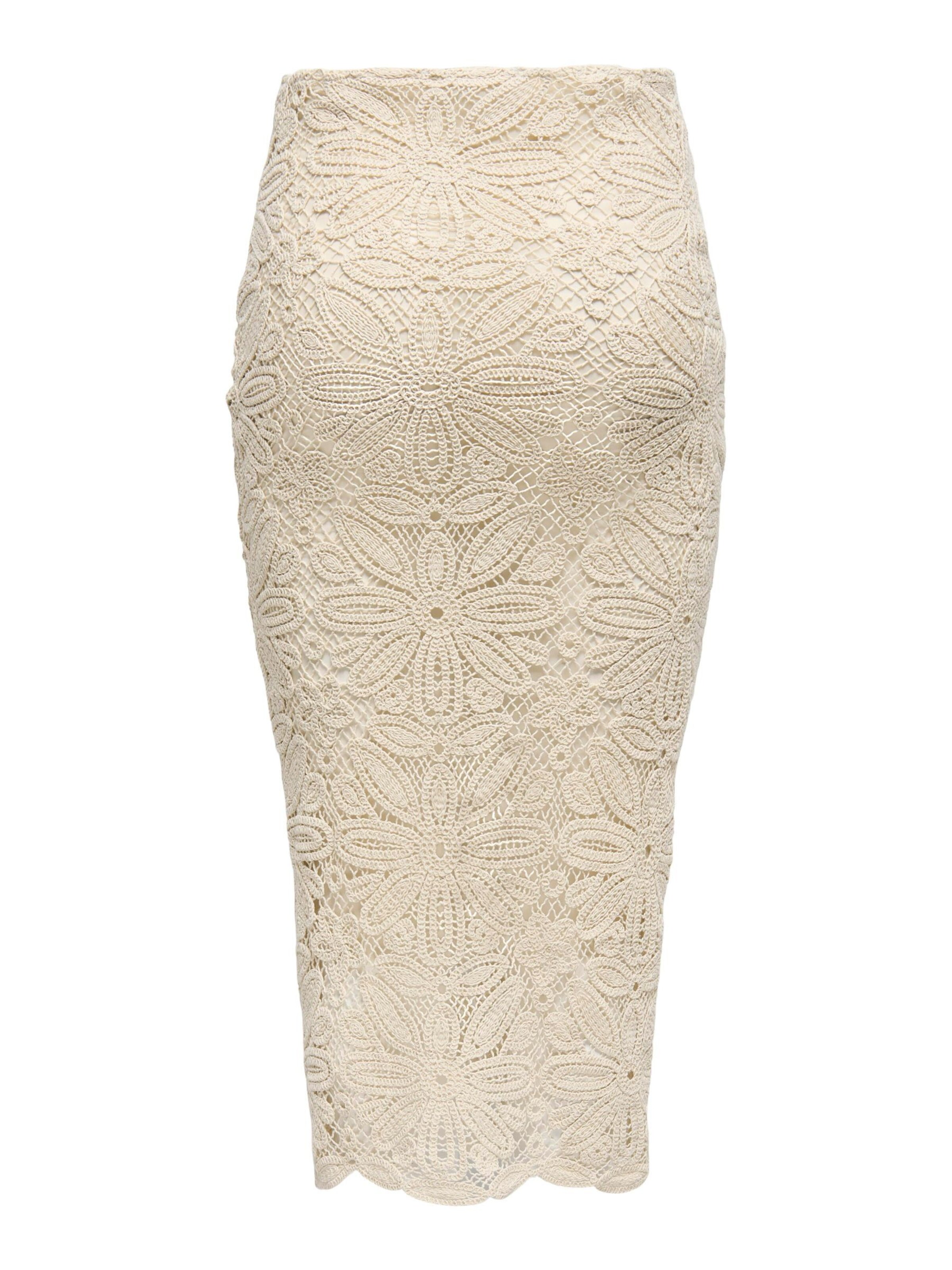 Jupe 'ONLALBERTE' ONLY en beige