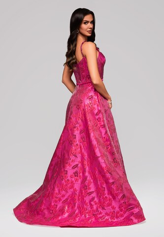 Ombre Evening Dress in Pink