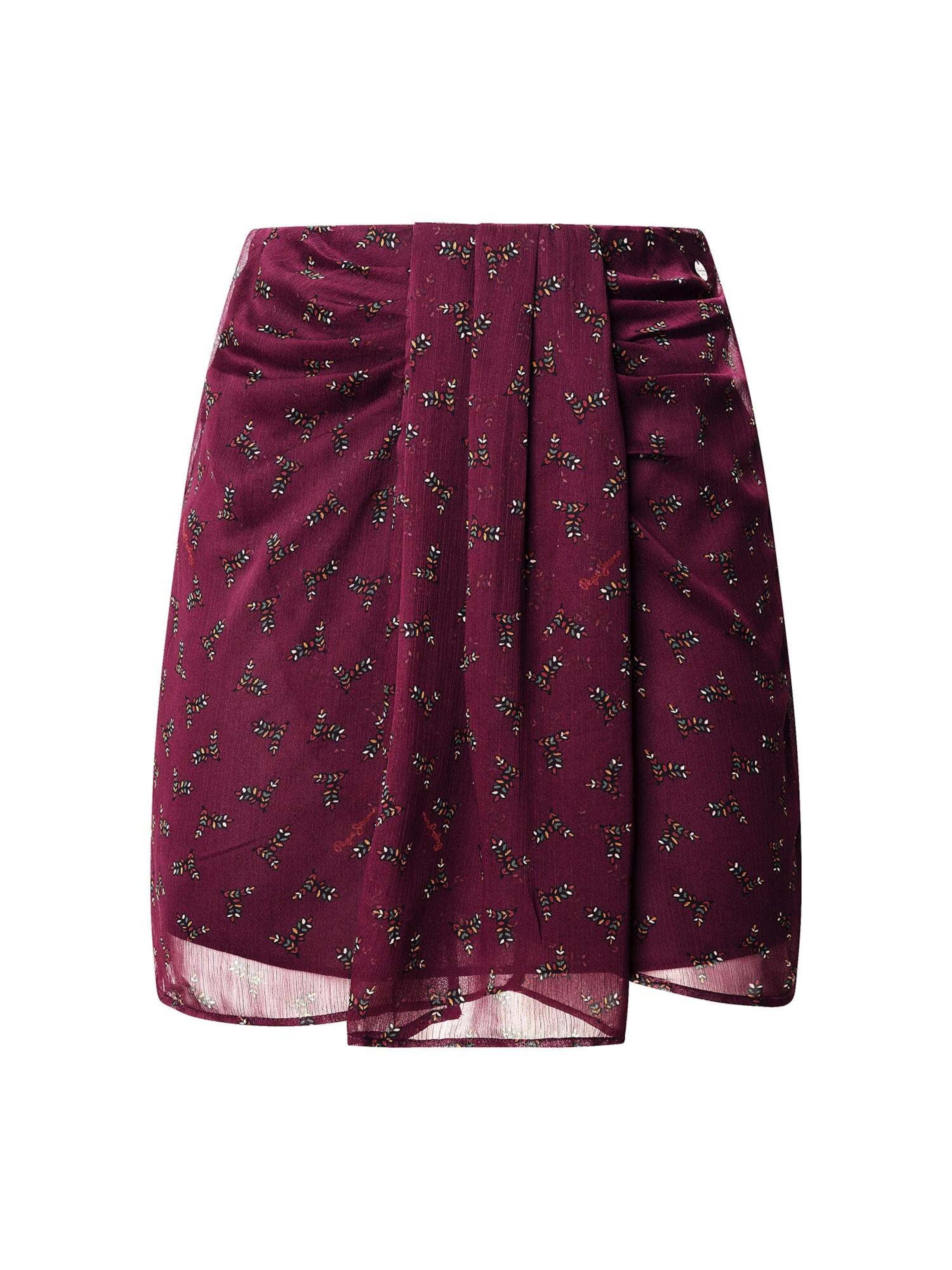 Gonna 'Brigitte' di Pepe Jeans in rosso: frontale