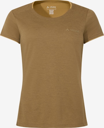 VAUDE Performance shirt 'Essential' in Brown: front