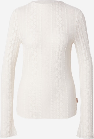 balts OH APRIL T-Krekls 'Zahara': no priekšpuses