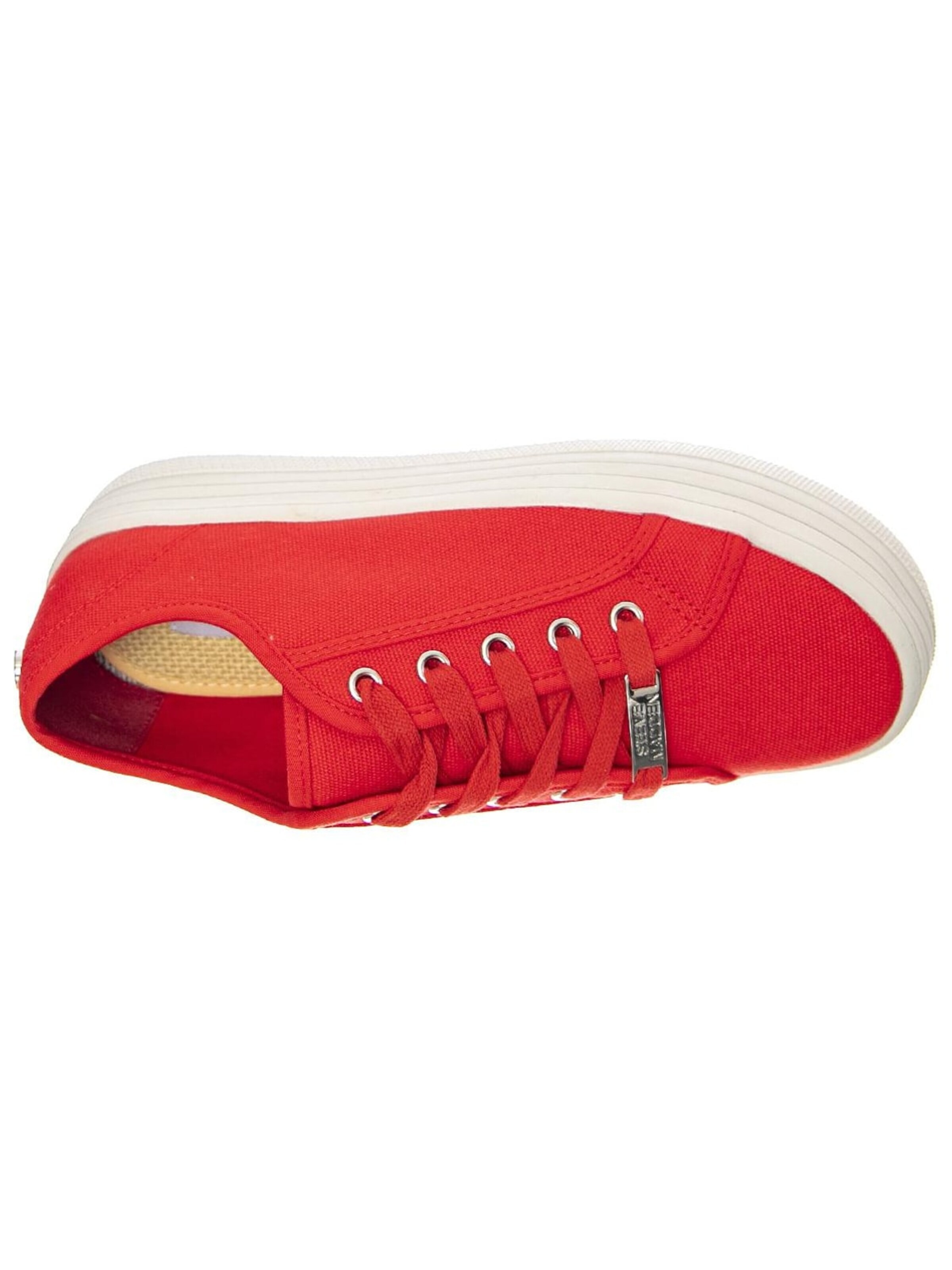 STEVE MADDEN Buty sportowe sznurowane 'Bobbi' w kolorze czerwony