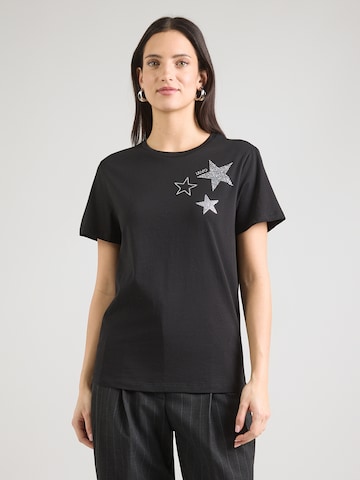 Liu Jo T-Shirt in Schwarz: Vorderseite