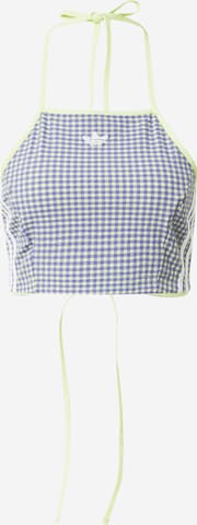 ADIDAS ORIGINALS Top 'Gingham' - Zelená: predná strana