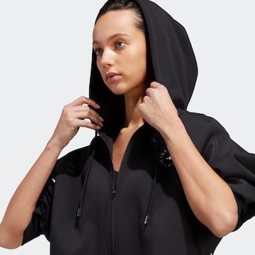 ADIDAS BY STELLA MCCARTNEY Athletic Zip-Up Hoodie in Black