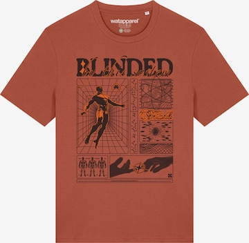 Maglietta 'Blinded' di Watapparel in rosso: frontale