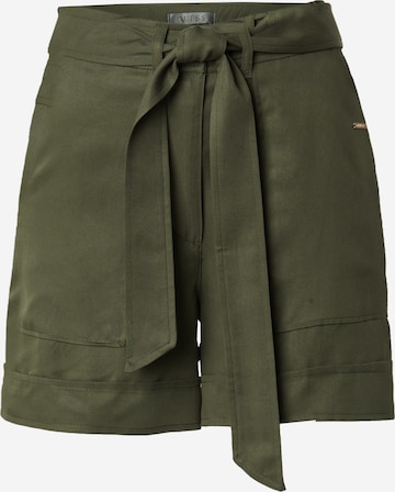 GUESS Regular Trousers 'NEW NINA' in Green: front