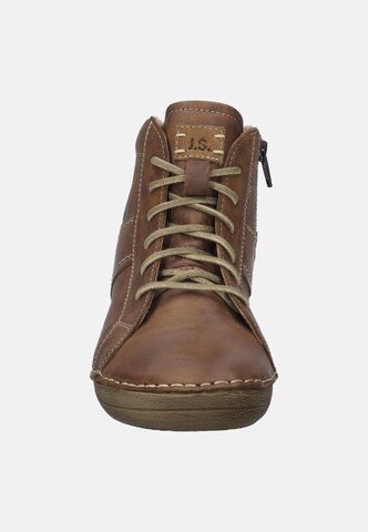 JOSEF SEIBEL Schnürstiefelette 'Felica' in Braun