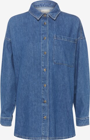 My Essential Wardrobe Tussenjas 'Malo' in Blauw: voorkant