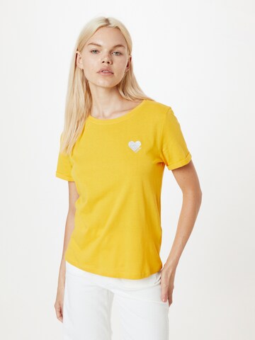 ONLY T-Shirt 'ONLKITA' in Gelb: Vorderseite
