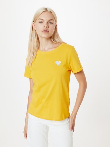 ONLY Μπλουζάκι 'KITA' σε κίτρινο: μπροστά