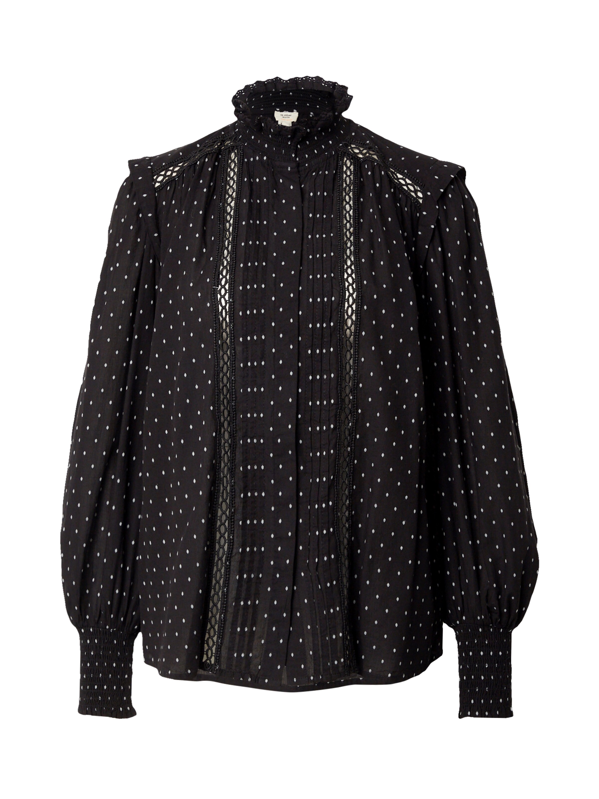 river island polka dot blouse