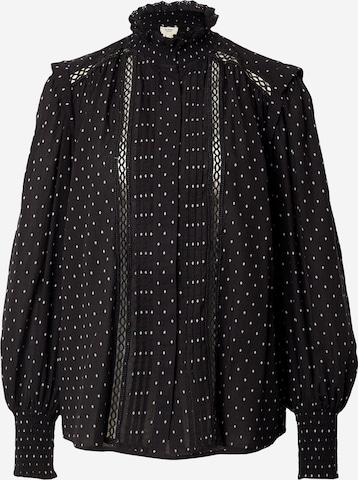 River Island - Blusa 'VICTORIANA' em preto: frente