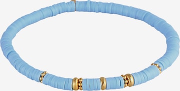 ELLI Bracelet 'Heishi' in Blue: front
