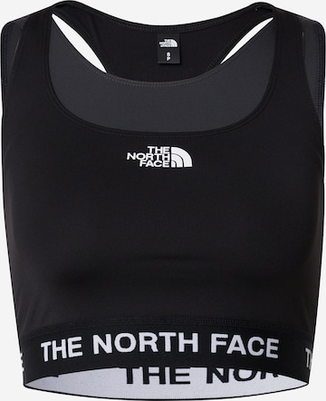 THE NORTH FACE - Soutien Bustier Soutien de desporto em preto: frente