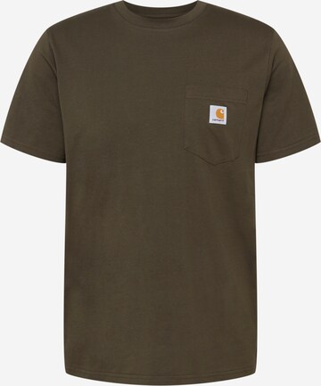 Carhartt WIP - Camiseta en verde: frente