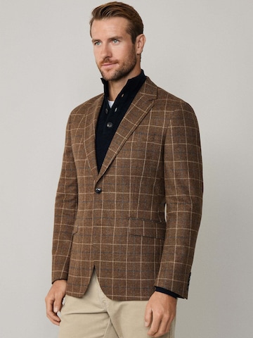Hackett London Regular Fit Sakko in Braun