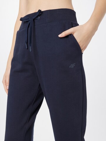 4F Tapered Workout Pants in Blue