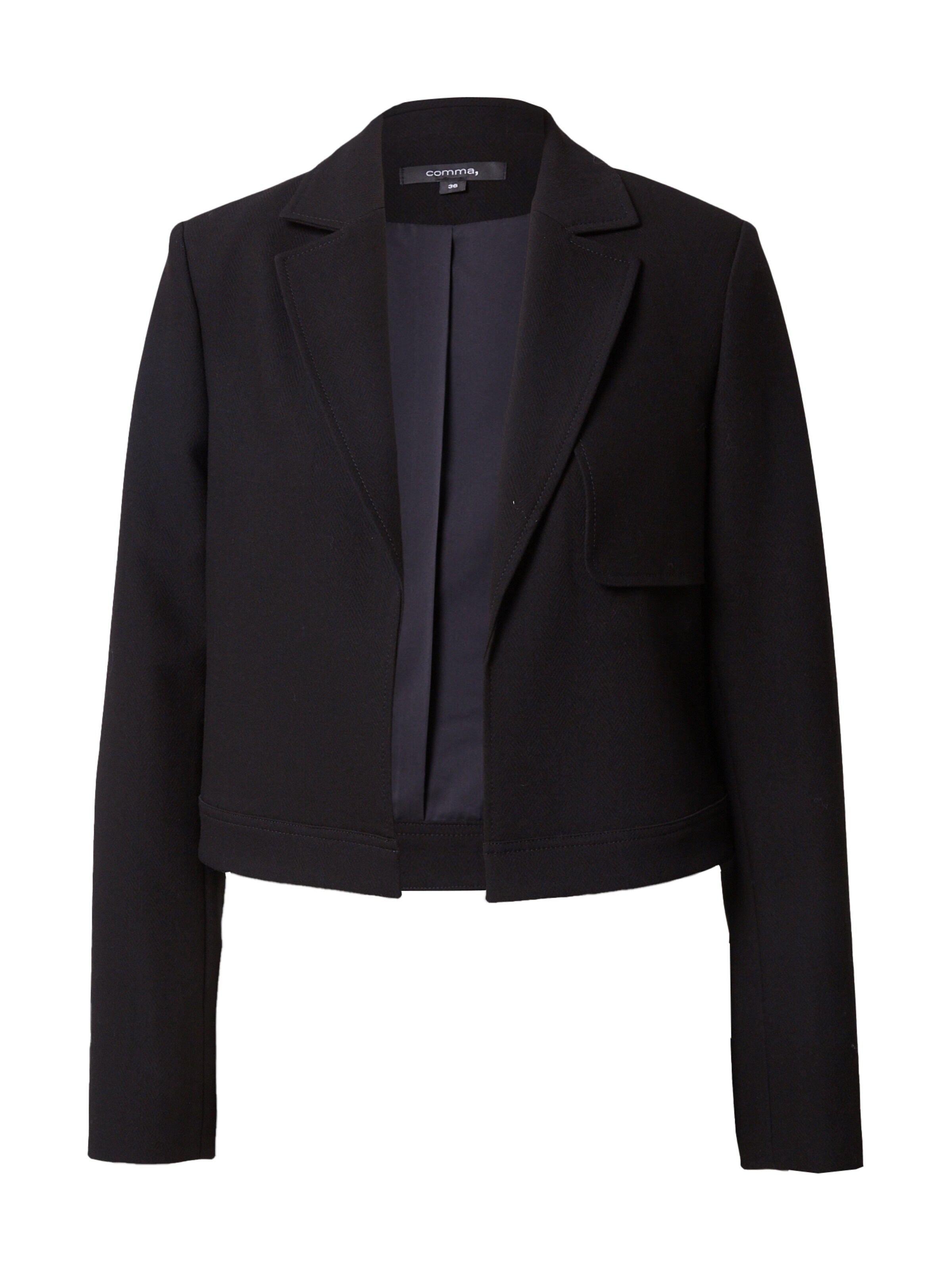 Blazer COMMA en noir : devant