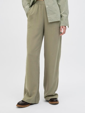 JJXX Wide leg Trousers 'JXPoppy' in Green: front