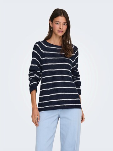 JDY Sweater 'JDYEllen' in Blue: front