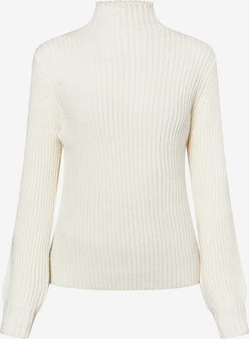 DreiMaster Klassik Sweater in White: front