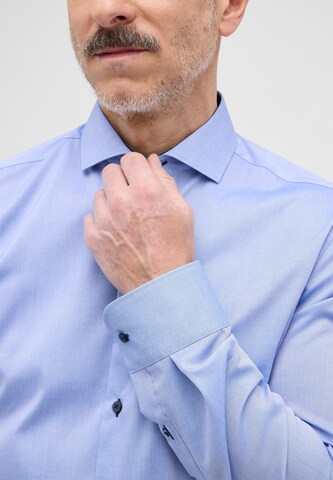 ETERNA Slim fit Business shirt in Blue