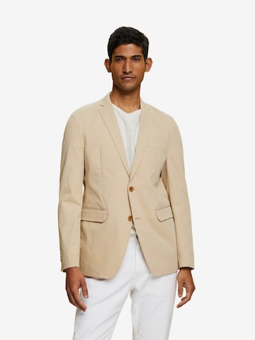 ESPRIT Regular fit Suit Jacket in Beige: front
