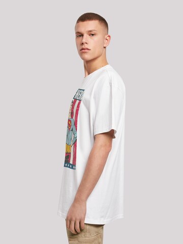 F4NT4STIC T-Shirt 'Superman Superheld True Hero' in Weiß