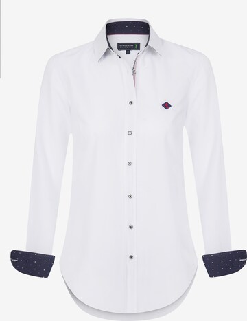 Sir Raymond Tailor Blouse 'Lokossa' in Wit: voorkant