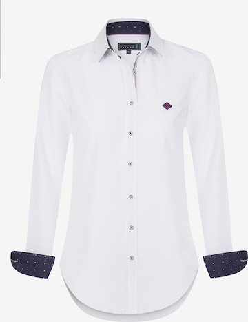 Camicia da donna 'Lokossa' di Sir Raymond Tailor in bianco: frontale
