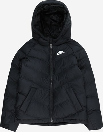 Nike Sportswear Winterjas in Zwart: voorkant