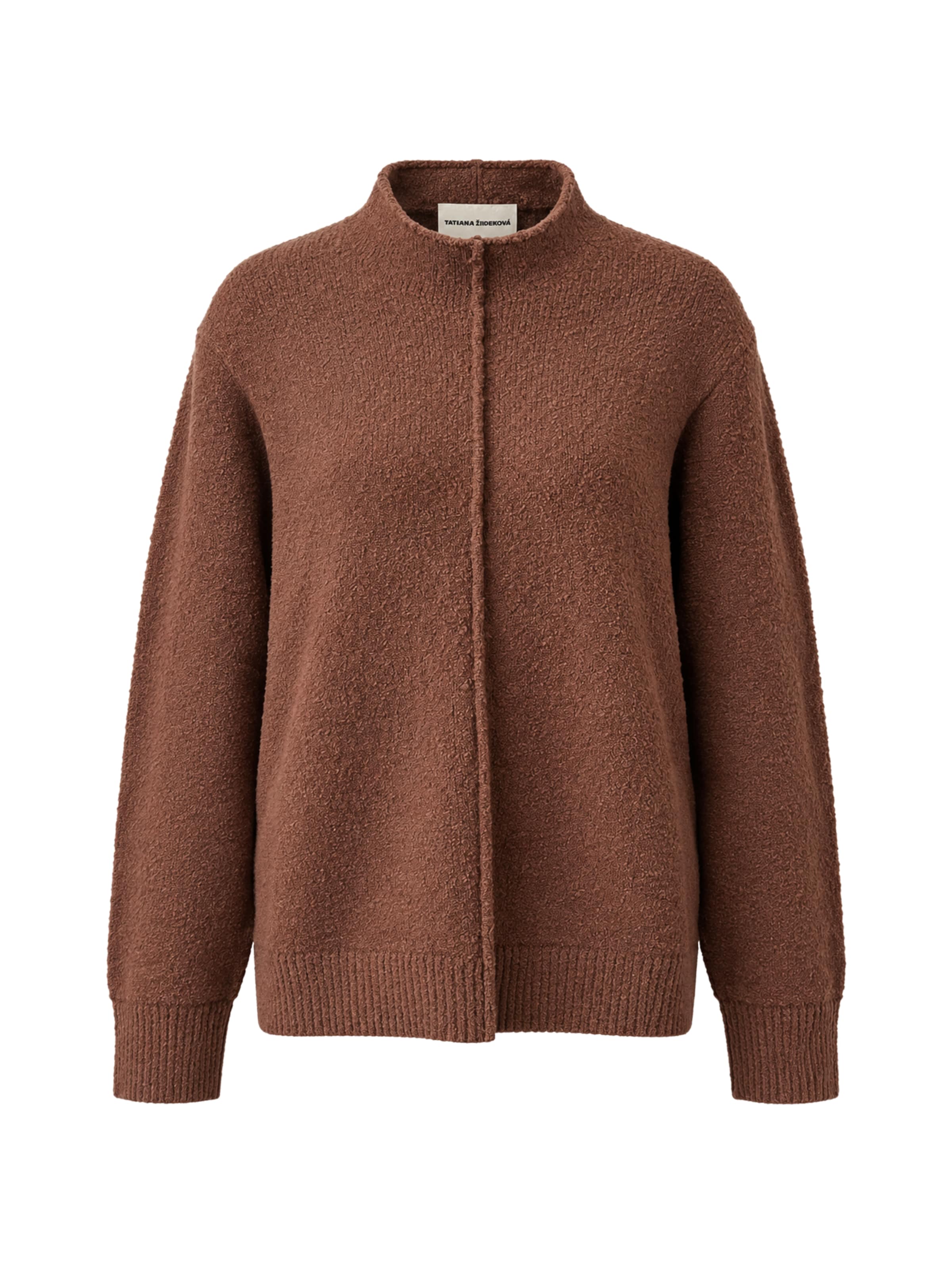 Pull-over Tatiana Zidekova en marron : devant