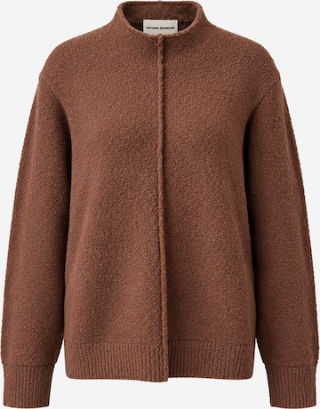 Pull-over Tatiana Zidekova en marron : devant