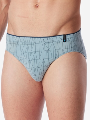 Slip ' Long Life Soft ' SCHIESSER en bleu : devant