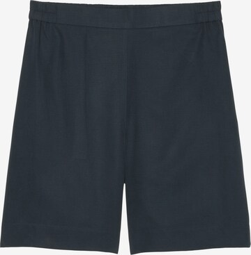 Marc O'Polo Loosefit Broek in Blauw: voorkant