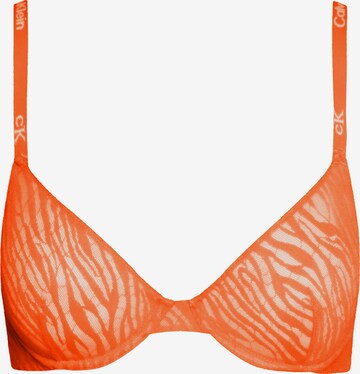 Calvin Klein Underwear Bra in Orange: front