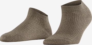 FALKE Socken 'Shiny Rib' in Grau: Vorderseite